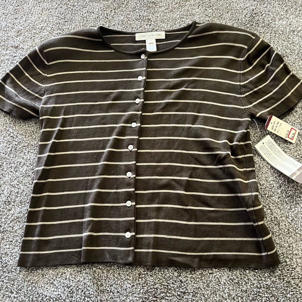 Silk button up blouse